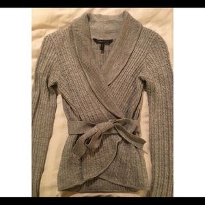 BCBG 100% Merino Wool Cardigan Wrap Size Small